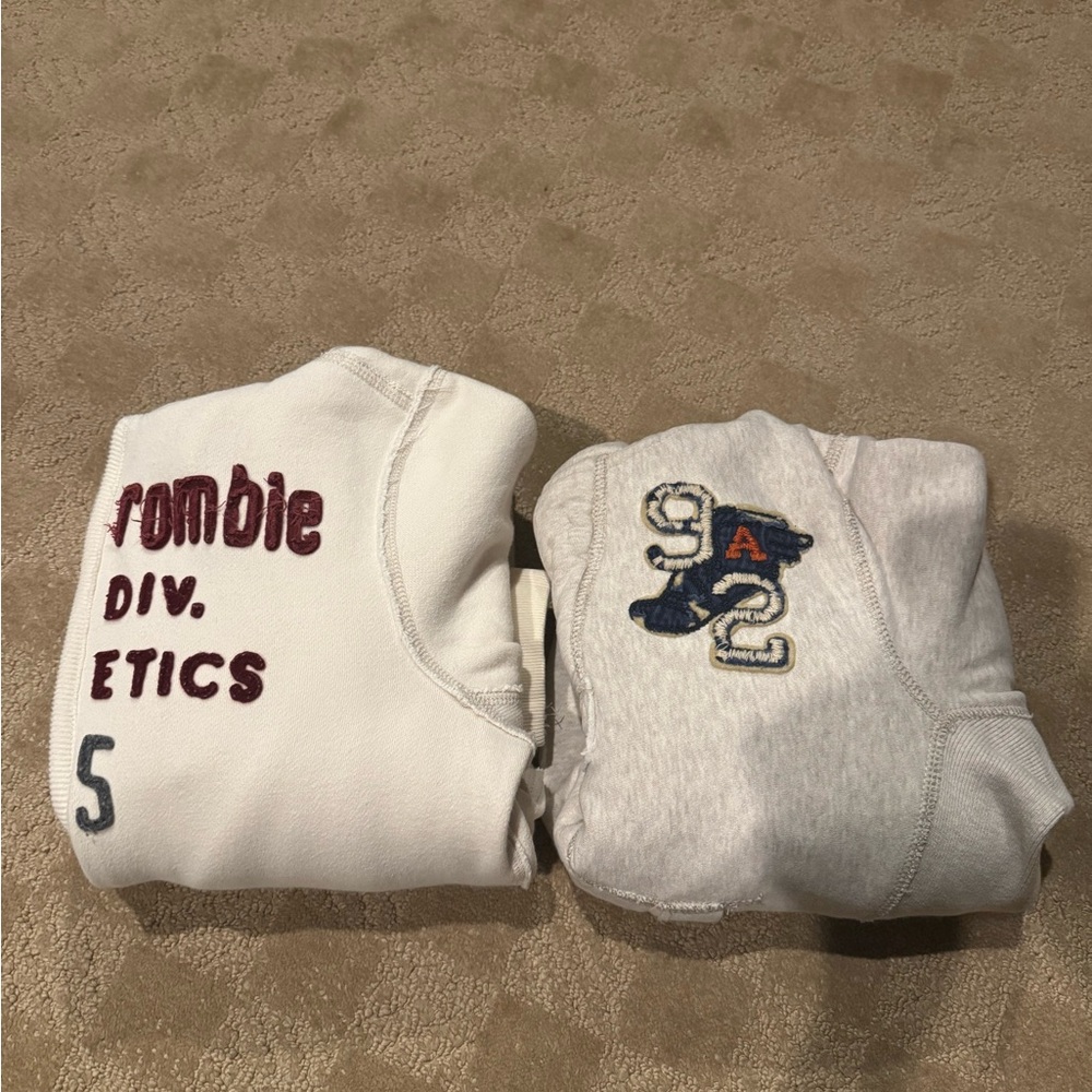2 Boys youth Abercrombie hoodies medium